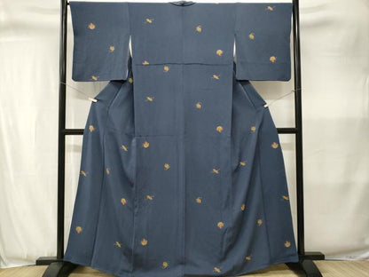 平和屋着物■上質な小紋　舞蝶文　宝尽し文　正絹　逸品　CABJ3371ev