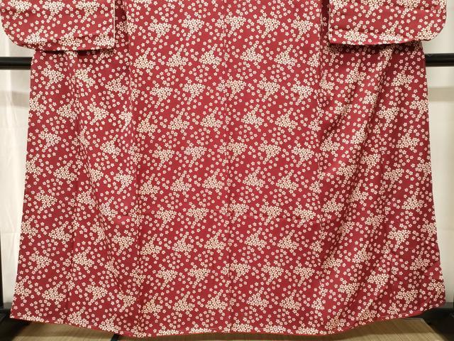 平和屋着物■小振袖　舞桜文　正絹　逸品　CABJ3381ev