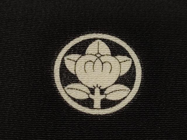 平和屋着物■豪華黒留袖　作家物　駒刺繍　芒箔散らし飛鶴文　暈し染め　金彩　正絹　逸品　CABJ3410ev