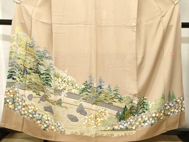 平和屋着物■豪華色留袖　作家物　風景文　暈し染め　正絹　逸品　CABJ3411ev