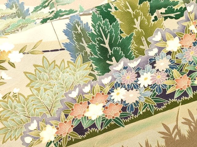 平和屋着物■豪華色留袖　作家物　風景文　暈し染め　正絹　逸品　CABJ3411ev