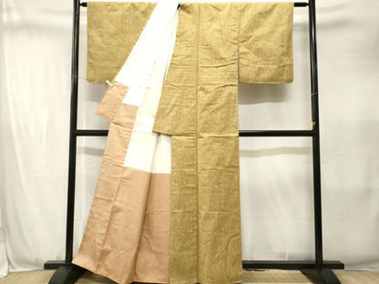 平和屋着物■上質な紬　霞文　正絹　逸品　CABJ3419ev
