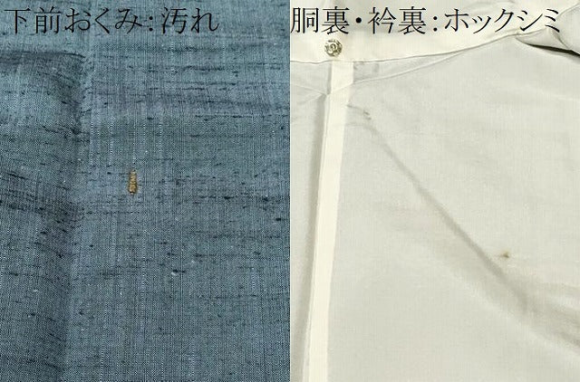 平和屋着物■上質な紬　霞文　正絹　逸品　CABJ3420ev