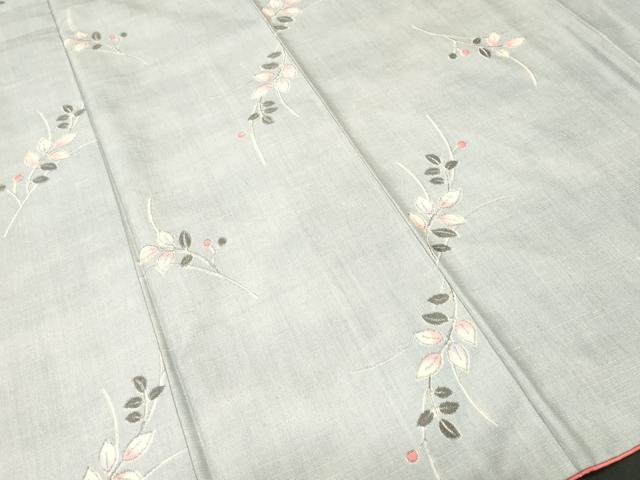 平和屋着物■上質な紬　枝葉文　やまと誂製　正絹　逸品　CABJ3424ev