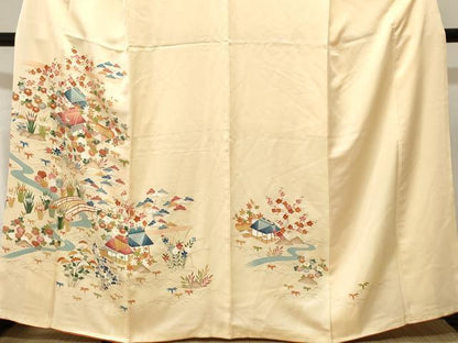 平和屋着物■訪問着　松竹梅御所解文　正絹　逸品　CABJ3429ev