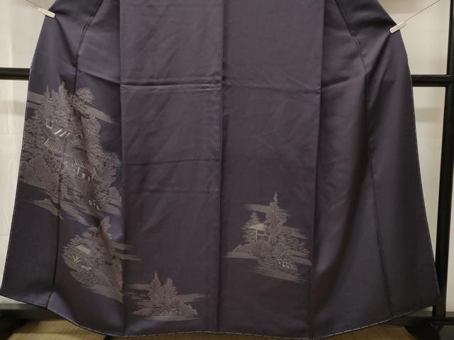 平和屋着物■訪問着　刺繍　風景文　正絹　逸品　CABJ3432ev