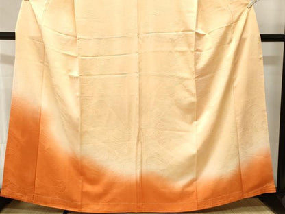 平和屋着物■訪問着　立波霞文　暈し染め　正絹　逸品　CABJ3435ev