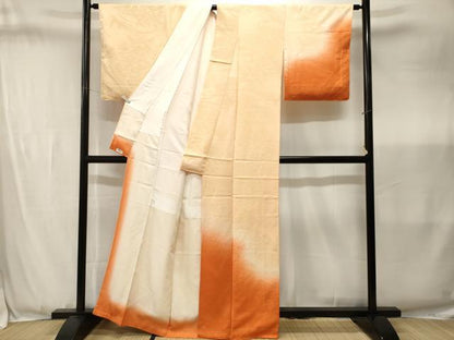 平和屋着物■訪問着　立波霞文　暈し染め　正絹　逸品　CABJ3435ev