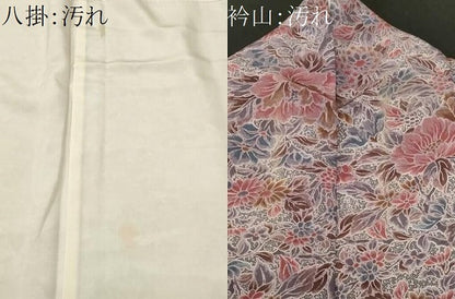 平和屋着物■上質な小紋　枝花文　正絹　逸品　CABJ3443ev