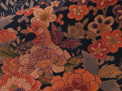 平和屋着物■上質な小紋　鳳凰松竹梅吉祥文　正絹　逸品　CABJ3461ev