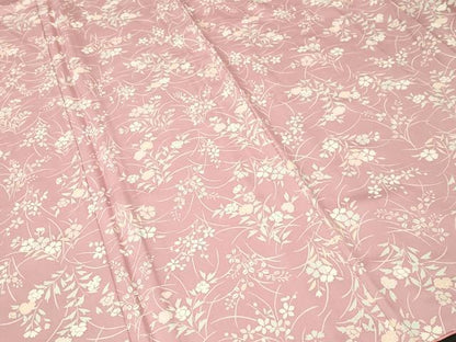 平和屋着物■上質な小紋　草花文　正絹　逸品　CABJ3483ev