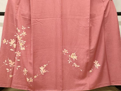 平和屋着物■訪問着　駒刺繍　枝橘文　金彩　正絹　逸品　CABJ3487ev