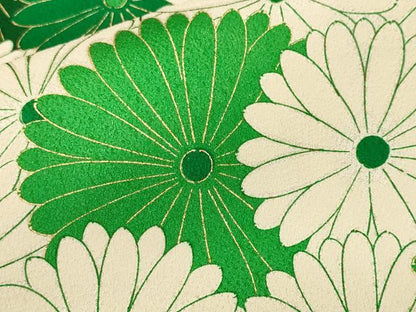 平和屋着物■色留訪問着　菊尽くし文　金彩　正絹　逸品　CABJ3491ev