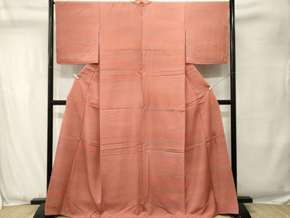 平和屋着物■染色家 岩浅公展　小紋　霞文　暈し染め　正絹　逸品　CABJ3492ev