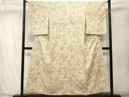 平和屋着物■上質な小紋　風景文　松竹梅　正絹　逸品　CABJ3508ev