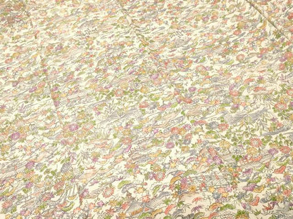 平和屋着物■上質な小紋　風景文　松竹梅　正絹　逸品　CABJ3508ev
