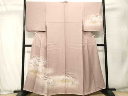 平和屋着物■訪問着　浜松　舟　暈し染め　正絹　逸品　CABJ3514ev