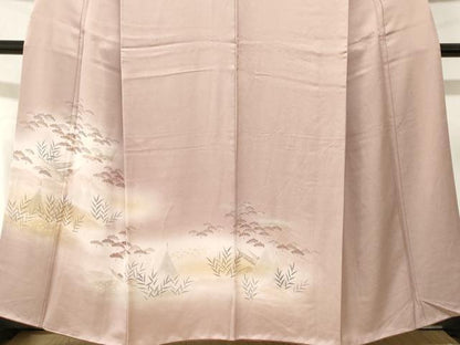 平和屋着物■訪問着　浜松　舟　暈し染め　正絹　逸品　CABJ3514ev