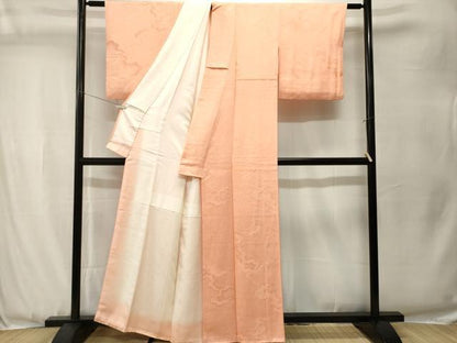 平和屋着物■上質な小紋　雲取り霞文　正絹　逸品　CABJ3528ev