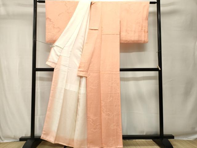 平和屋着物■上質な小紋　雲取り霞文　正絹　逸品　CABJ3528ev