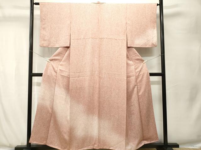 平和屋着物■上質な小紋　霞文　暈し染め　正絹　逸品　CABJ3529ev