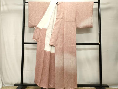 平和屋着物■上質な小紋　霞文　暈し染め　正絹　逸品　CABJ3529ev