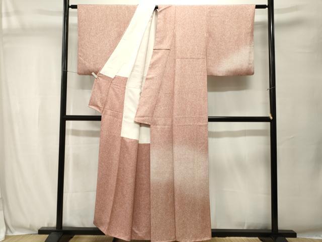 平和屋着物■上質な小紋　霞文　暈し染め　正絹　逸品　CABJ3529ev