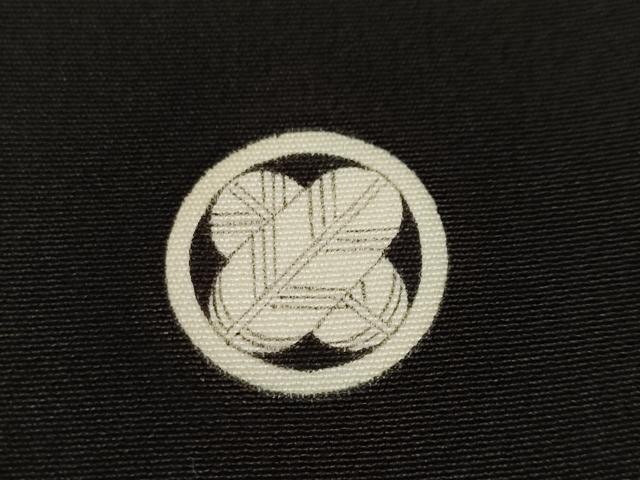 平和屋着物■豪華黒留袖　飛鶴風景文　暈し染め　金彩　正絹　逸品　CABJ3530ev