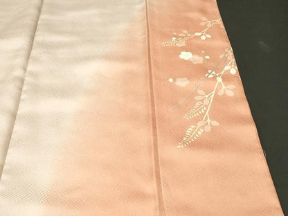 平和屋着物■豪華振袖　駒刺繍　花車文　枝垂れ桜文　銀彩　正絹　逸品　CABJ3540ev
