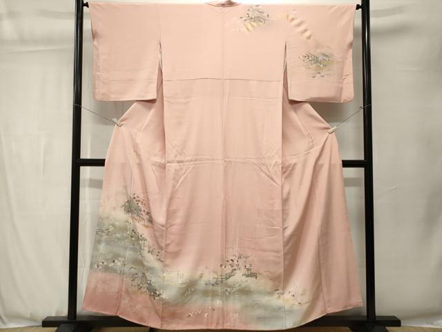 平和屋着物■訪問着　御所解文　金彩　正絹　逸品　CABJ3556ev