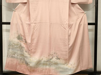 平和屋着物■訪問着　御所解文　金彩　正絹　逸品　CABJ3556ev