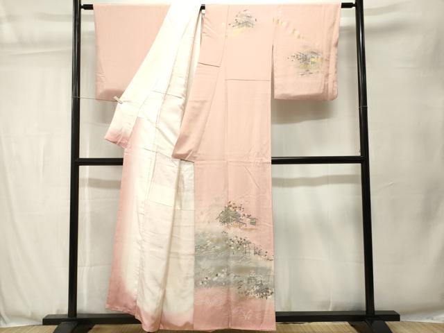 平和屋着物■訪問着　御所解文　金彩　正絹　逸品　CABJ3556ev
