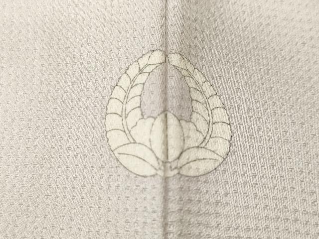 平和屋着物■訪問着　刺繍　麻の葉色紙花文　正絹　逸品　CABJ3557ev