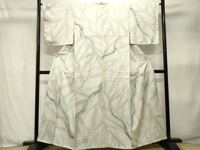平和屋着物■上質な小紋　草木文　暈し染め　正絹　逸品　CABJ3562ev