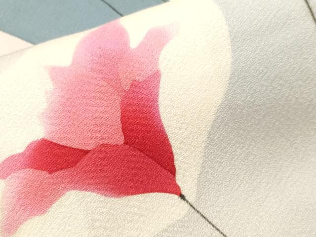 平和屋着物■上質な小紋　枝花文　暈し染め　正絹　逸品　CABJ3565ev