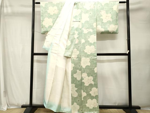 平和屋着物■上質な小紋　花尽くし文　正絹　逸品　CABJ3577ev