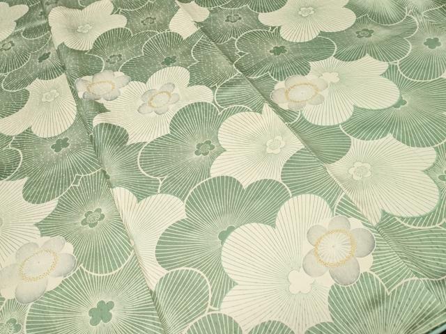 平和屋着物■上質な小紋　花尽くし文　正絹　逸品　CABJ3577ev