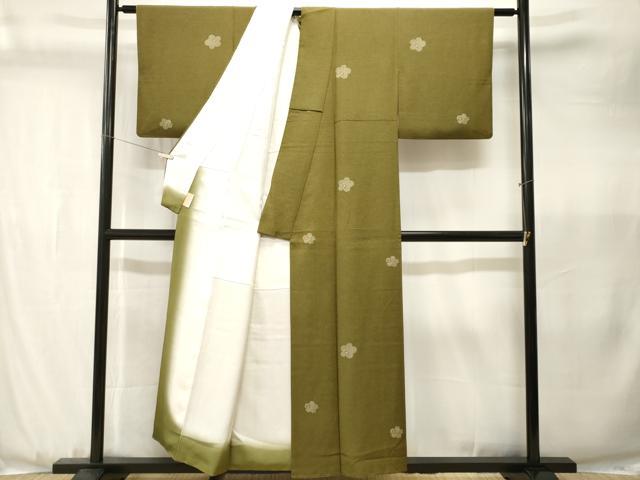 平和屋着物■上質な小紋　舞桜文　正絹　逸品　CABJ3580ev