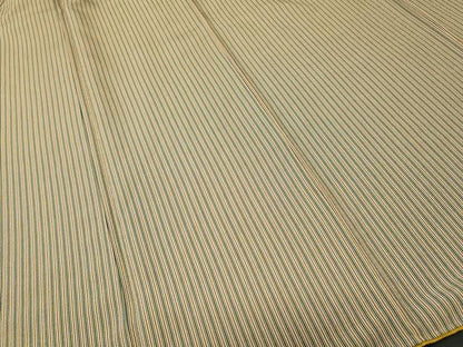 平和屋着物■上質な小紋　縞　正絹　逸品　CABJ3598ev