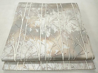 平和屋着物◎六通柄袋帯　唐織　引箔　正絹　逸品　CABJ3671qe