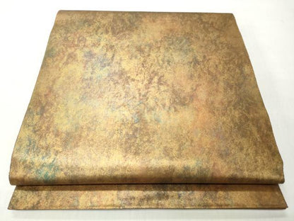 平和屋着物◎六通柄袋帯　霞文　引箔　正絹　逸品　CABJ3676qe