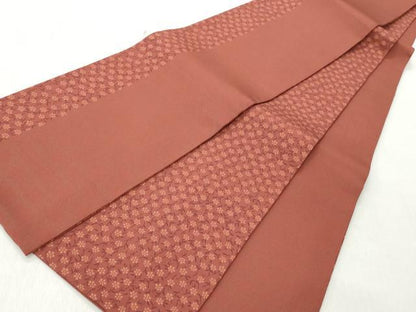 平和屋着物◎半幅帯　花間道　正絹　逸品　未使用　CABJ3698qe
