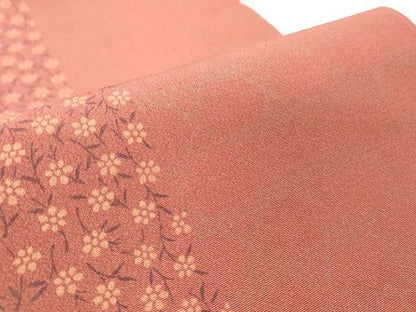 平和屋着物◎半幅帯　花間道　正絹　逸品　未使用　CABJ3698qe