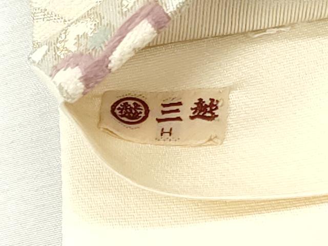 平和屋着物◎六通柄袋帯　唐織　切嵌唐草花鳥文　金糸　三越扱い　正絹　逸品　CABJ3766qe