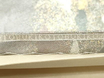 平和屋着物◎六通柄袋帯　箔散らし文　金銀糸　引箔　正絹　逸品　CABJ3776qe