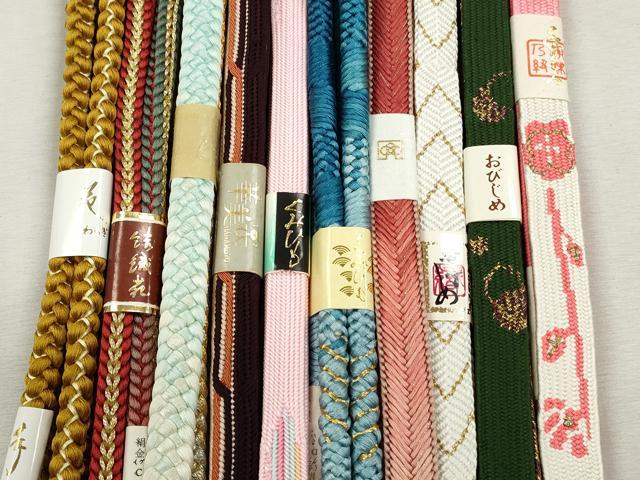 平和屋着物●和装小物　帯締め10本セット　高麗組　笹浪組　鴨川組　大和組　金糸　逸品　未使用　CABJ3902qe