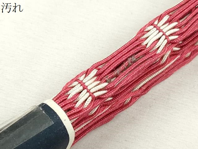 平和屋着物＊夏物　和装小物　上質な帯締め10本セット　レース織　銀糸　逸品　未使用　CABJ3940qe
