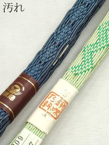 平和屋着物＊夏物　和装小物　上質な帯締め10本セット　レース織　草木染　金糸　東急百貨店扱い　逸品　未使用　CABJ3958qe