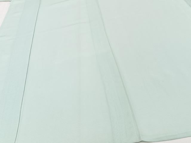 平和屋着物＊夏物　色無地　絽　青磁鼠色　正絹　逸品　CABJ4002xi