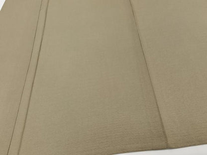 平和屋着物＊夏物　色無地　絽　利休茶色　正絹　逸品　CABJ4004xi